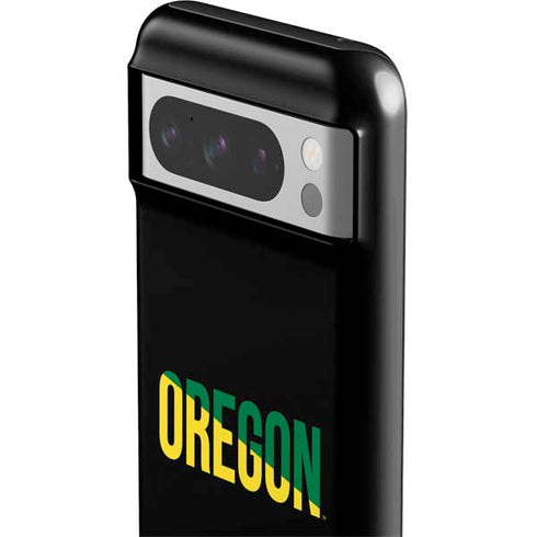 University of Oregon Split on Black Google Pixel 8 Pro Impact Case